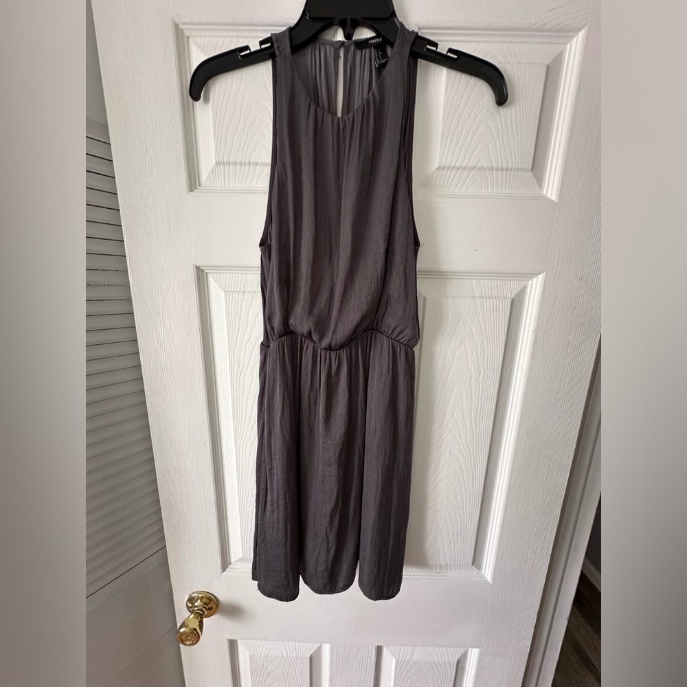 Grey cocktail dress